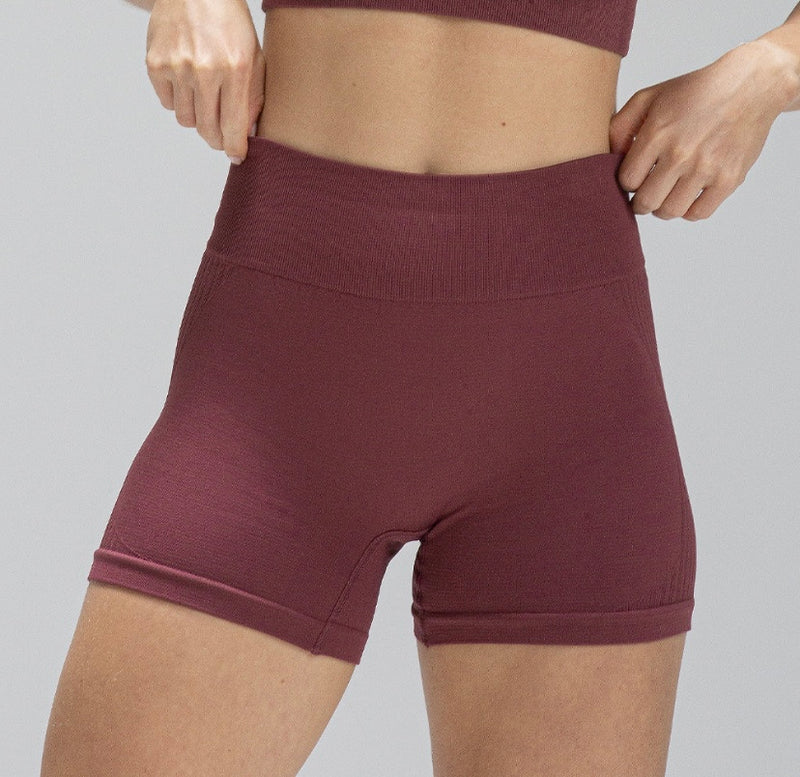 Short Seamless Bordô