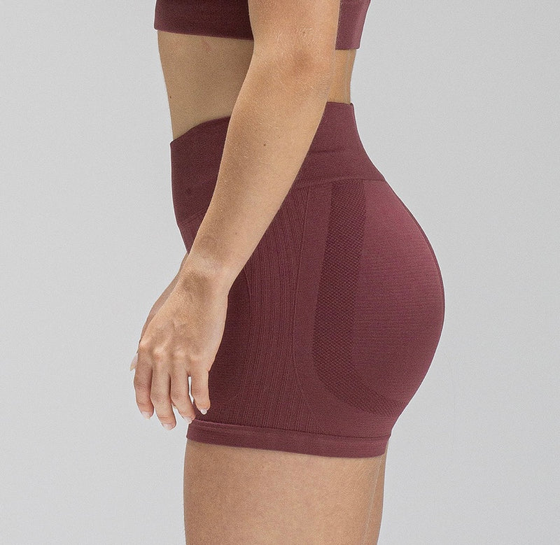 Short Seamless Bordô