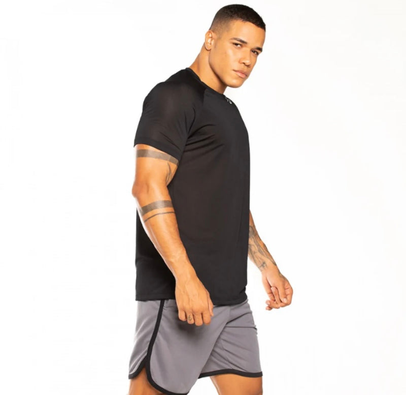 Camiseta Dry Wolf Preto