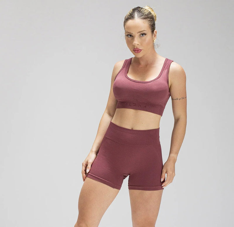 Top Classic Seamless Bordô