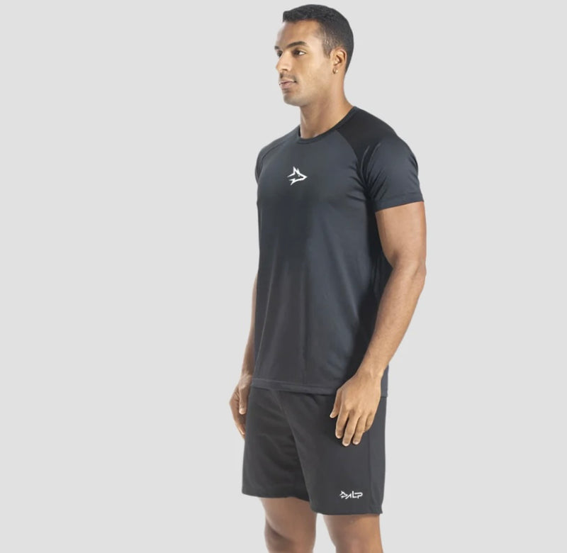 Camiseta Dry Fit Middle Lupus Preto