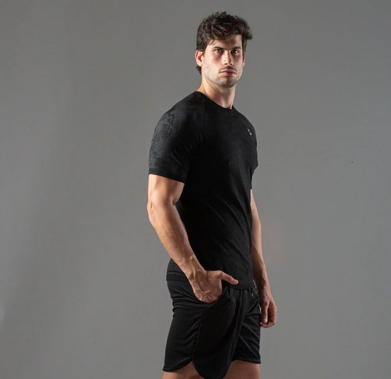 Camiseta Apex Dry New Lupus Preto - Sem Costura