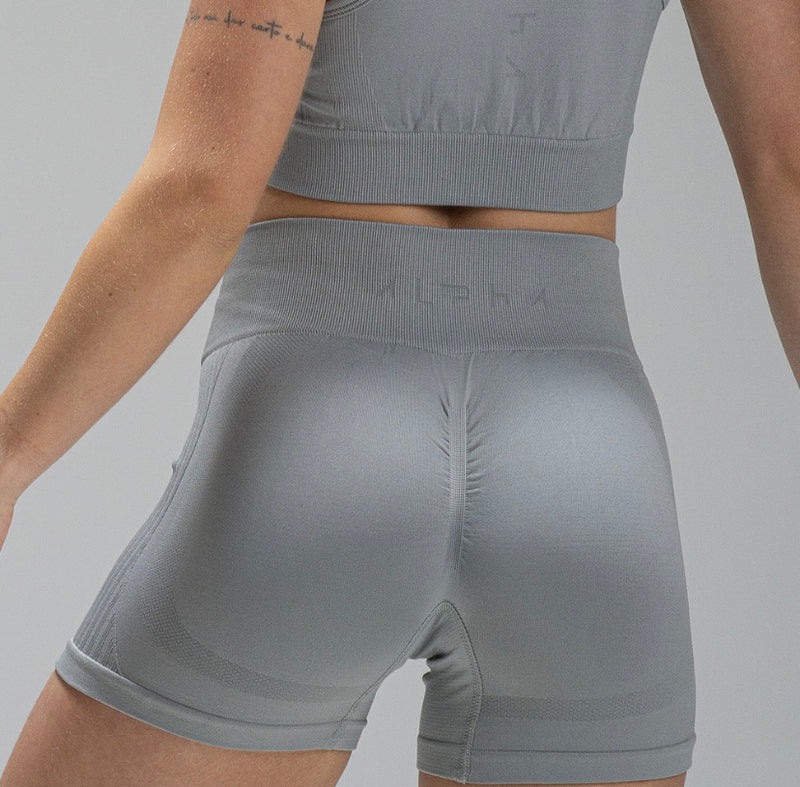 Short Seamless Cinza
