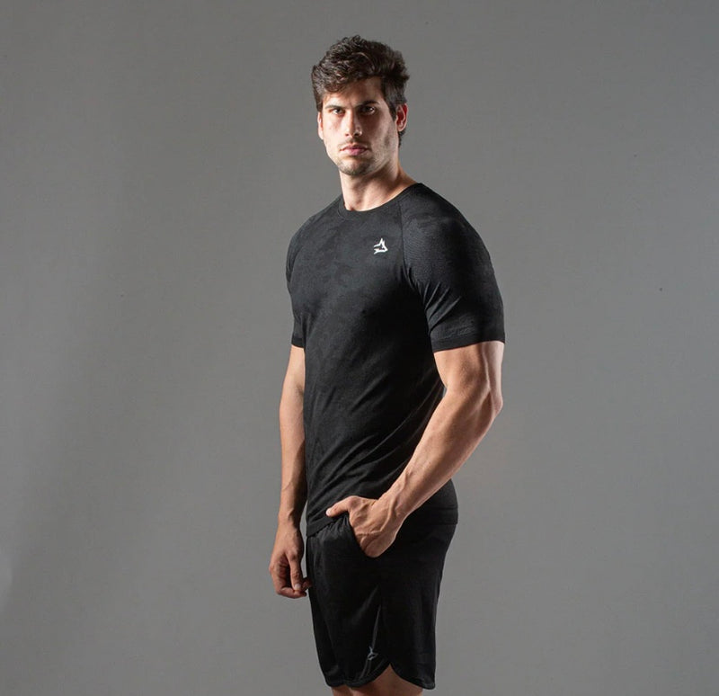 Camiseta Apex Dry New Lupus Preto - Sem Costura