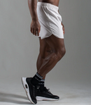 Short Corrida Masculino Dry Fit - Cinza