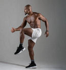 Short Corrida Masculino Dry Fit - Cinza