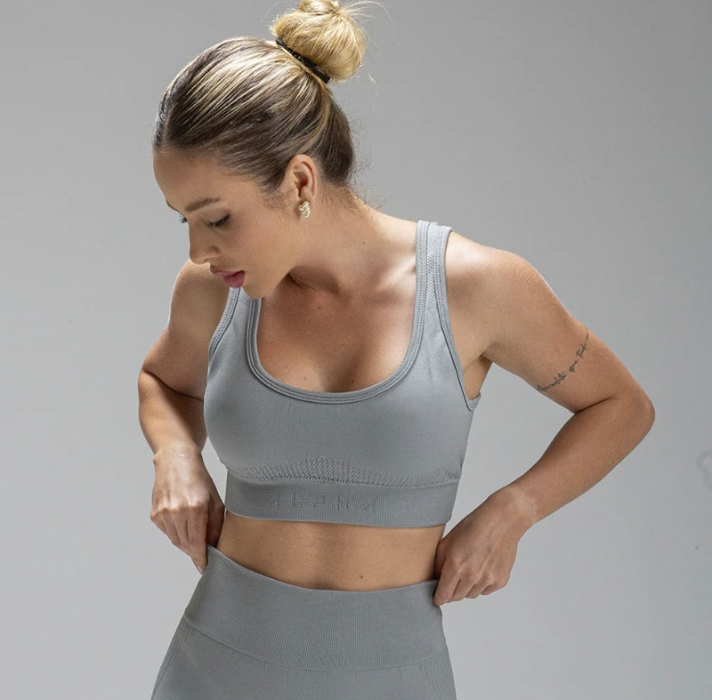 Top Classic Seamless Cinza