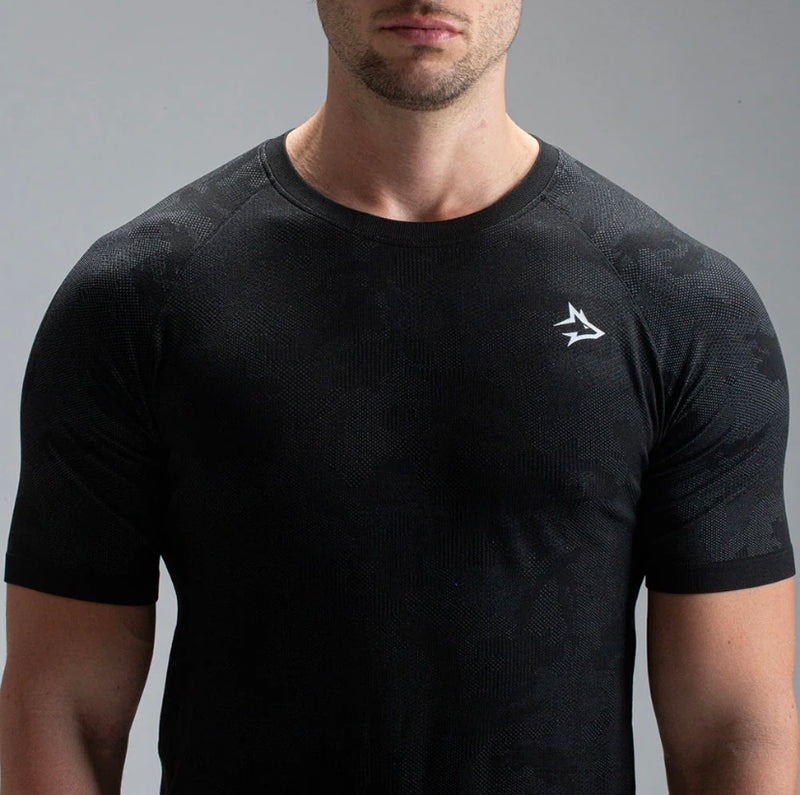 Camiseta Apex Dry New Lupus Preto - Sem Costura