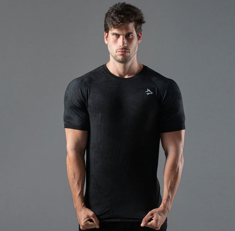 Camiseta Apex Dry New Lupus Preto - Sem Costura