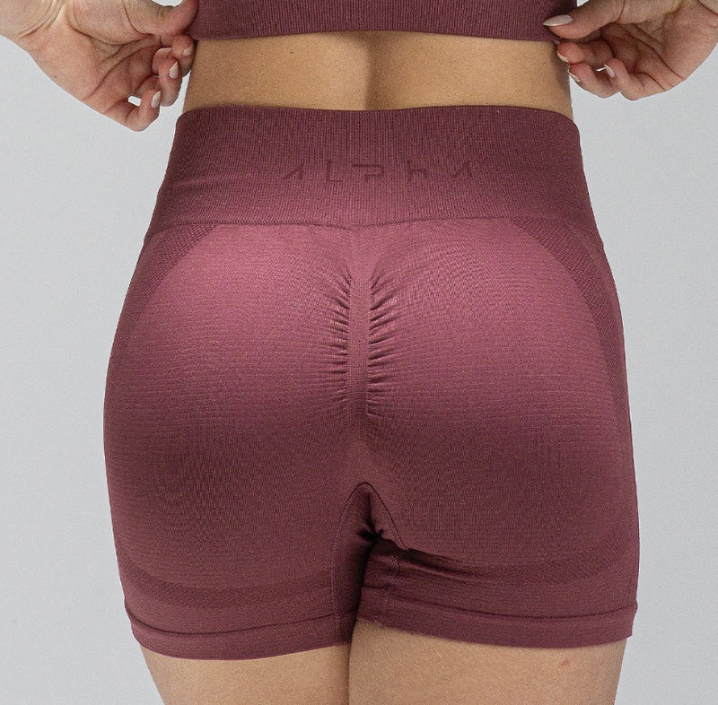 Short Seamless Bordô